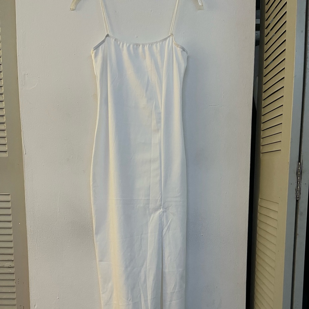 Zaful mid white dress